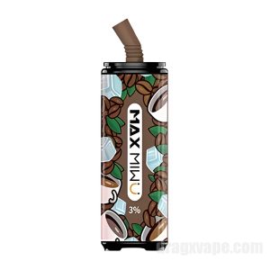 Max Miwu Coke Tin Thuốc Lá Điện Tử Dùng Một Lần 3600 Puff * Raw Coconut Latte
