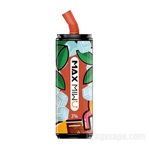 Max Miwu Coke Tin Thuốc Lá Điện Tử Dùng Một Lần * Chanh Đen 3600 Puff 600 Mah