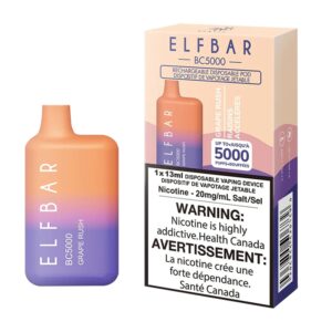 ELF BAR BC5000 Disposable 5000 hơi Grape Rush