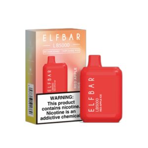 ELF BAR LB5000 Disposable 5000 hơi Red Apple Ice 14ml