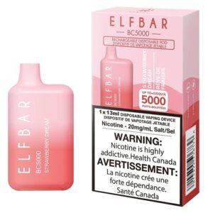 ELF BAR BC5000 Disposable 5000 hơi Strawberry Dream