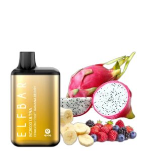 ELF BAR BC5000 Ultra Disposable Dragon Fruit Banana Berry 5000 hơi