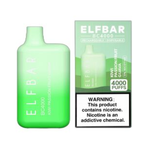 ELF BAR BC4000 Disposable 4000 hơi thở Kiwi Passion Fruit Guava 650mAh