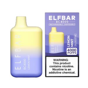 ELF BAR BC4000 Disposable Lemon Mint 4000 hơi thở 11,5ml