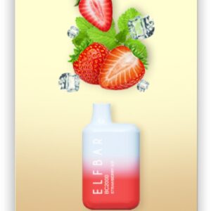 ELF BAR BC2000 Disposable 2000 hơi Strawberry Ice 850mAh