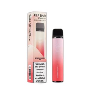 ELF BAR 3500 Disposable Strawberry Ice 3500 hơi thở 1500mAh