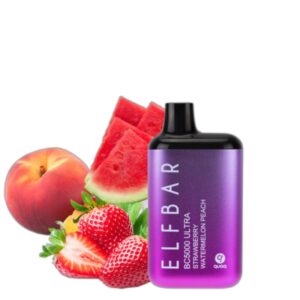 ELF BAR BC5000 Ultra Disposable 5000 hơi Strawberry Watermelon Peach